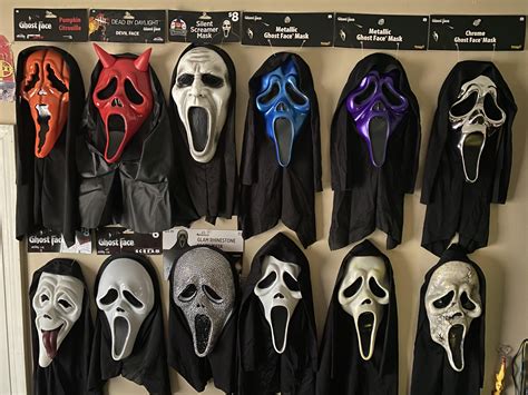 all ghostface masks.